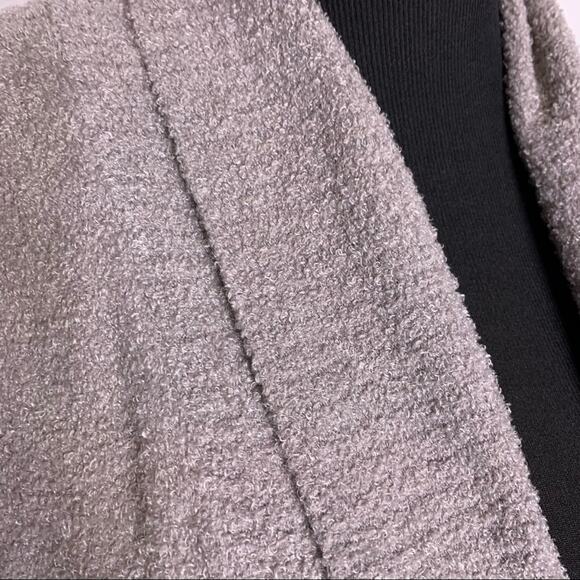 Barefoot Dream Cozy Chic Lite knit gray open front cardigan size Small - Picture 14 of 15